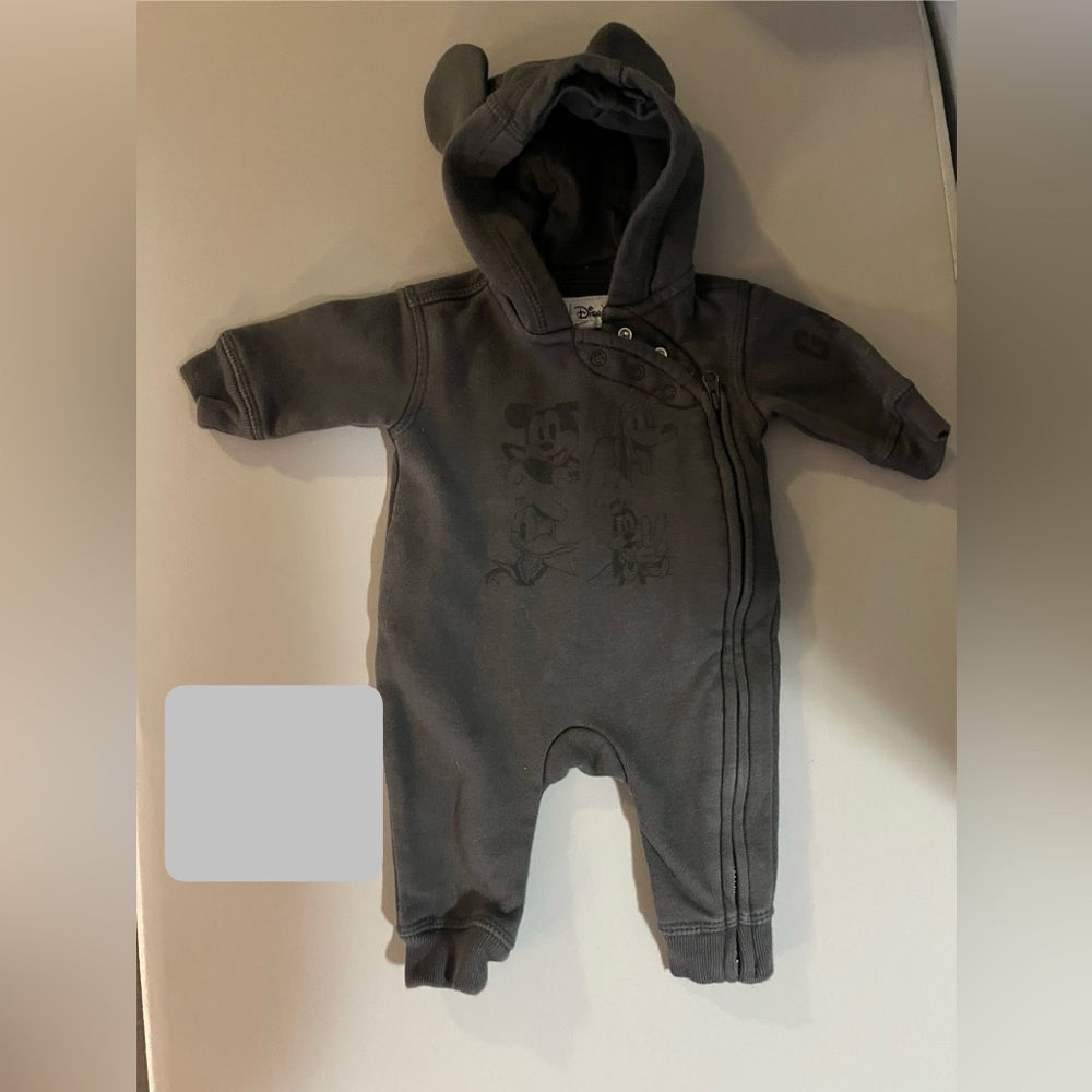 Excellent condition Disney Charcoal Kids Footie One Piece